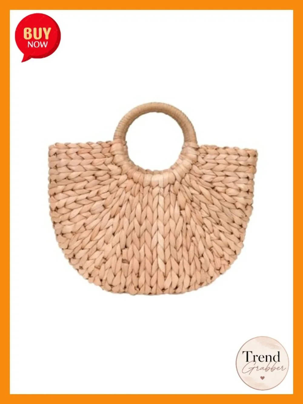 Handwoven Corn Husk Straw Bag Lightweight Boho Beach Purse Drawstring Clutch